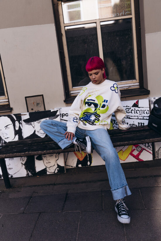 UNISEX  džemperis psychedelic